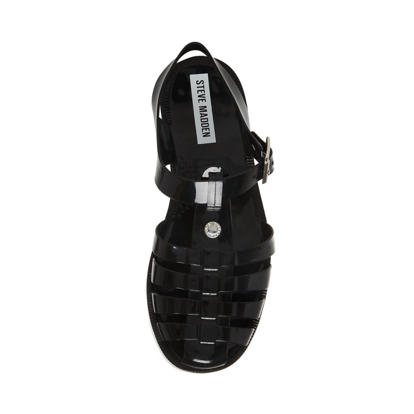 Sandalias Planas Steve Madden Bryn Mujer Negras | ES KV23SE